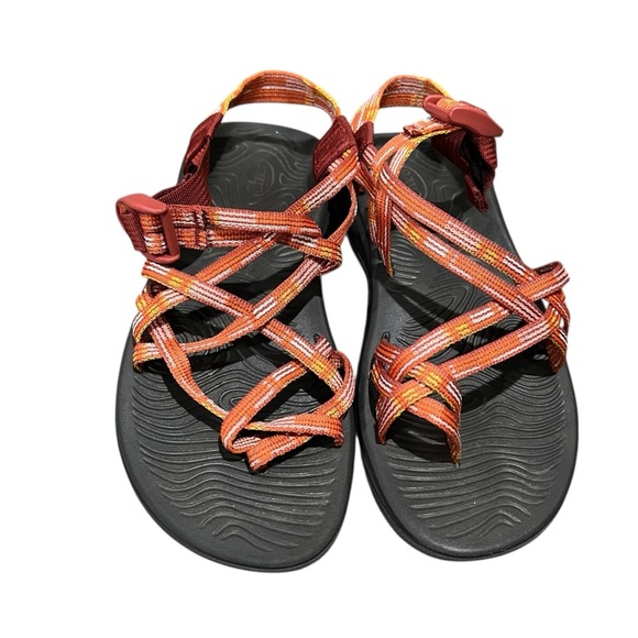 Chaco Women’s 9 Z/Cloud X2 Botanic Spicy Orange Outdoor Active Sandals - Picture 2 of 6